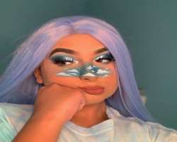He often shares his makeup art with his Instagram followers.